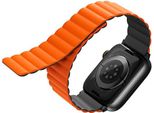 Uniq Pasek Revix Apple Watch Series1/2/3/4/5/6/7/8/9/Se/Se2/Ultra/Ultra 2 42/44/45/49Mm. Magnetico Reversibile Szary-PomarańCzowy/Grigio-Arancione
