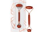 Massaggiatore Facciale Crystallove In Diaspro Rosso