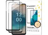 Wozinsky Colla Piena Vetro Temperato 2X Vetro Temperato Per Nokia G22 9H Schermo Pieno Con Lunetta Nera