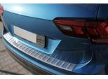 Protezione Paraurti Acciaio Inox Opaco Per Vw Tiguan Ii E Allspace Da Bj 2016