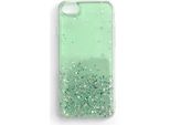 Wozinsky Star Glitter Custodia Cover Samsung Galaxy S21+ 5G (S21 Plus 5G) Verde