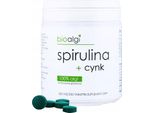 Integratore Alimentare Naturale Con Spirulina, Zinco E Vitamina B12 - 250 Compresse Spirulina + Zinco Bioalga 250 Compresse