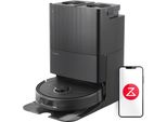 Roborock Qrevo Pro Aspirapolvere Robotico Con Docking Station All-In-One, 7000 Pa, Lavaggio Ad Acqua Calda A 60 °C, Panno Di Sollevamento (10 Mm), Nero