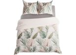 Biancheria Da Letto, Cotone Sateen, Alta Qualità 200X220 Foglie Lussureggianti
