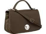 David Jones | Borsa Postale Alla Moda, Con Chiusura A Strappo, Kaki, 25,5X16X9,5 Cm