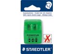 10X Staedtler 51260F50BK Temperino Doppio Verde Neon In Blister