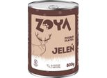 Zoya Lattina Di Cervo Cibo Umido Per Cani 800G