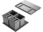 Cestino Hailo 3301622 Allegro 270 Inserto 4X 6,5 L Grigio Scuro