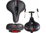 FIT4MED | Sella Per Bicicletta - Nero - 210 X 250 Mm - Schiuma A Memoria Di Forma - Imbottita