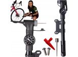 FIT4MED | Pompa Per Bicicletta - 310 Mm - 135 G - Manometro - 8 Bar - Staffe Per Accessori