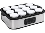 Elektrische Joghurt-Maschine 0-48h Timer Automatische Joghurt-Maschine konstante Temperatur mit 12 Stück 180ml Becher EU-Stecker 220V