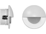 Ilo - Luce Da Incasso Segnapasso Led Beneito & Faure - 2W, Luce Calda 3000K, 120° - Applique Da Incasso Circolare Bianca