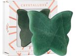 Crystallove Piastra Per Massaggio Facciale Gua Sha A Farfalla Con Avventurina