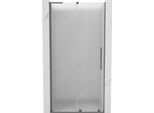 Mexen Velar L Porta Doccia Scorrevole 100 Cm, Smerigliato, Gun Metal - 871-100-003-31-95