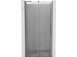 Mexen Velar L Porte Doccia Scorrevoli 100 Cm, Trasparente, Gun Metal - 871-100-003-01-95