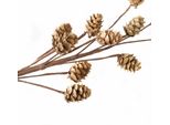 Decorazione Con Pigne Di Abete, 2 Pezzi Con 11 Pigne, Per Composizioni Natalizie E Floreali
