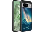 Adatto Per La Custodia Del Telefono Google Pixel 8 Con Impronta Del Cielo Stellato - Custodia Backcover In Tpu Con Design Spaziale E A Forma Di Via Lattea - Smartphonica