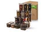 Barattoli Con Coperchio Ermetico Viware | Set Di 30 Contenitori | Senza Bpa | Per Conservare Cereali, Farina E Zucchero | Pratici Contenitori Da Cucina Per Tutti Gli Alimenti