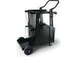 Carrello Di Saldatura Con Armadietto Chiudibile A Chiave - Max. 120 Kg - 2 Ripiani - 2 Portabombole - Ideale Per La Saldatura Manuale, La Saldatura Ad Arco Schermato Con Gas E La Saldatura Ad Arco Con Argon