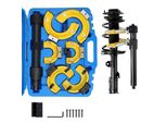Set Di Compressori Per Molle - Compatibile Con Le Molle Del Telaio Con Presa Da 22 Mm - Compressore Universale Per Molle Con Capacità Di Carico Di 4500 Kg - Compressore Professionale Per Molle E Ammortizzatori Per Auto.