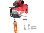 Paranco Elettrico A Catena - 1300 W Bozzello A Carrucola - Portata 800 Kg Paranco A Doppia Fune Paranco A Catena In Acciaio - Carico Nominale 1 T Paranco A Fune Con Carrello - Paranco A Catena Argano A Fune - Prodotto In Fabbrica