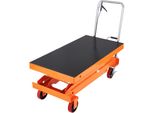Carrello Elevatore Idraulico - Portata 1760 Libbre - Altezza Di Sollevamento 59" - Tavolo Elevatore Manuale A Doppia Forbice Con 4 Ruote E Base Antiscivolo - Carrello Idraulico A Forbice Per La Movimentazione E Il Trasporto Di Materiali"
