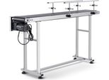 Trasportatore A Nastro 1498,6X198,1 Mm - Tavola Di Trasporto Trasportatore A Nastro Motorizzato In Acciaio Inox Ad Alte Prestazioni - Applicazioni Di Codifica A Getto D'inchiostro - Nastro In Pvc - Velocità Regolabile - Doppio Binario Di Protezione