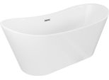 Mexen Montana Vasca Da Bagno Autoportante 170 X 80 Cm, Bianca, Troppopieno Cromato - 52011708000-01
