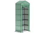 Serra Fortuna Lai Con Porta Scorrevole, Ripiani, Serra In Acciaio Resistente All'inverno, Serra Per Balcone, Giardino, Serra Per Pomodori 69 X 49 X 193 Cm, Serra Per Pomodori, Ortaggi, Fiori, Piante Verdi
