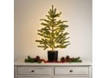 3.08 Albero Di Natale Artificiale Con 30 Luci Led - Circa 60 Cm - Albero Artificiale A Batteria Con Timer
