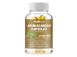 Ashwagandha 2100Mg (120 Capsule) Integratore Alimentare, Cervello, Memoria, Ansia, Stress, Umore, Salute Del Cervello, Sistema Immunitario, Energia