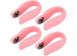 4 Clip Per Agopressione, Clip Magnetiche Per Punti Di Pressione Per Alleviare Stress, Mal Di Testa Ed Emicrania, Rosa
