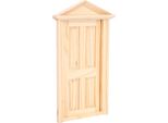 1:12 Simulazione Casa Delle Bambole Miniature Fai Da Te In Legno Guglia Porta Mobili Accessori