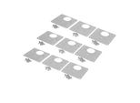 30Pcs Cabinet Hinge Repair Plate Accurate Rugged In Acciaio Inossidabile Cabinet Hinge Repair Board Kit Per La Cucina
