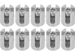 10PCS Cavo Di Ringhiera 316 In Acciaio Inox Croce Cavo Morsetto Fune Metallica Clip Adatto Per Fune Metallica Meno Di 8 Mm