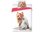 Biancheria Da Letto In Cotone 160X200 Dog Sweet York Peas 08 8200 Faro