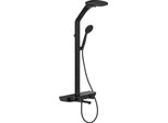 Mexen Blaze Set Doccia Esterno Con Soffione E Miscelatore, Nero - 78109-70
