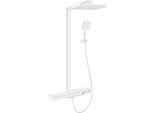 Mexen Zoom Set Doccia Esterno Con Soffione E Miscelatore, Bianco - 78101-20