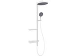 Mexen Dizzy Set Doccia Esterno Con Soffione E Rubinetto, Bianco - 78104-20