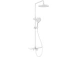 Mexen Frost Set Doccia Esterno Con Soffione E Miscelatore, Bianco - 78111-20