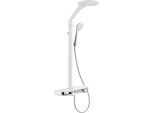 Mexen Bolt Set Doccia Esterno Con Soffione E Miscelatore, Bianco/Cromo - 78108-20