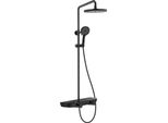 Mexen Axis Set Doccia Esterno Con Soffione E Miscelatore, Nero - 78112-70
