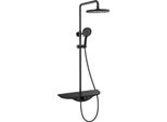 Mexen Exxo Set Doccia Esterno Con Soffione E Rubinetto, Nero - 78113-70
