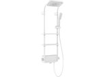 Mexen Dazz Set Doccia Esterno Con Soffione E Rubinetto, Bianco - 78107-20