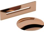 Mexen Uni Piletta Con Troppopieno Per Vasca Da Bagno Indipendente, Oro Rosa - 5100-60