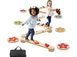 Trave D'equilibrio Per Bambini - 6 Pezzi - Tavola D'equilibrio Per Trave D'equilibrio - Tavola D'equilibrio Per Bambini - Giocattolo Per Promuovere L'equilibrio E La Coordinazione