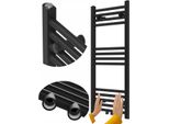Radiatore Da Bagno Granitan | Raven - 90X40 Cm - Nero - Design Moderno - Funzionale Ed Elegante