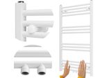 Radiatore Da Bagno Granitan | Raven - 100X60 Cm - Bianco - Design Moderno - Funzionalità Ed Eleganza