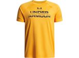 Under Armour Ua Tech Split Wordmark Ss - Squadra Arancione, Taglia:Xl