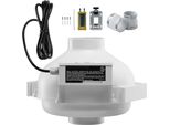 Kit Di Ventilatori Del Sistema Di Deviazione Del Radon Da 4 A 3,5, Silenzioso Ventilatore Da Condotto In Linea Da 260 Cfm, Flusso D'aria Efficace, Facile Installazione
